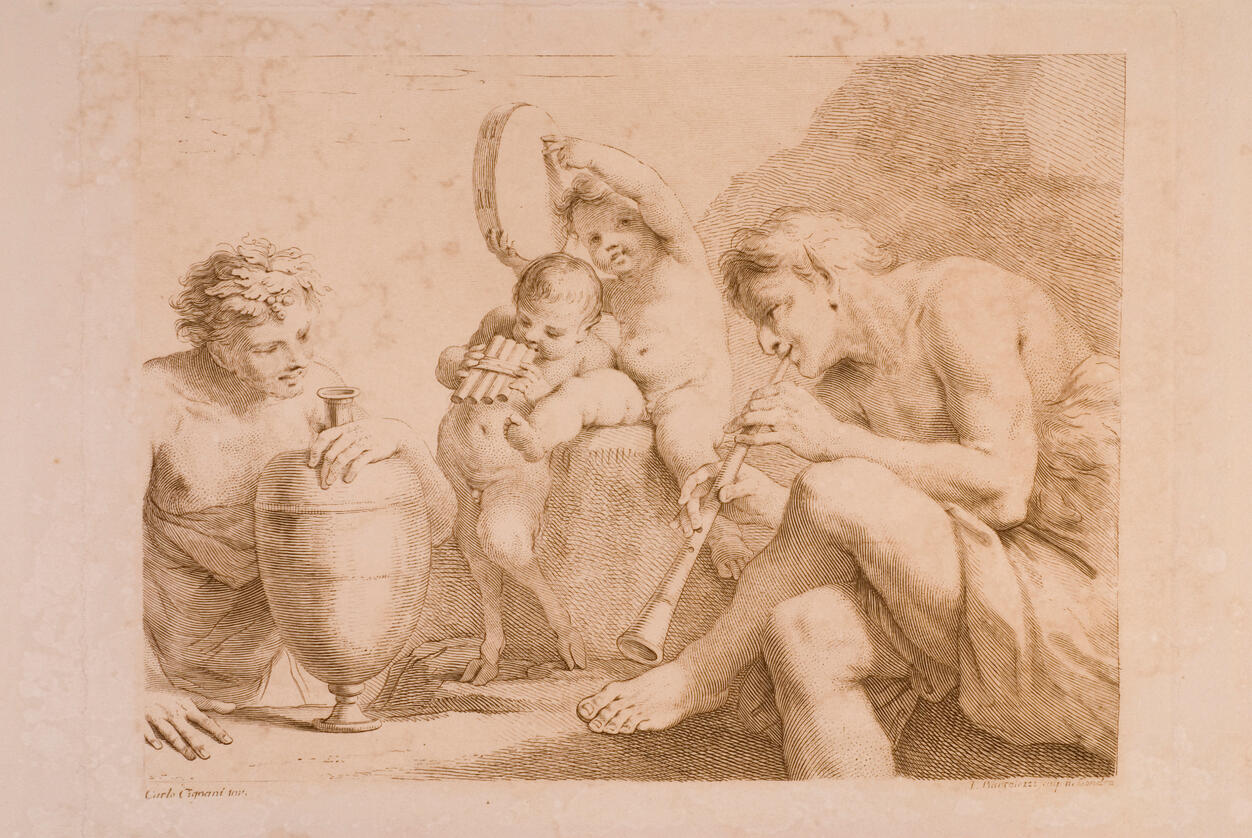 Gravat, Pan and Satyrs MDMB 11149